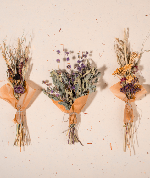 Soft silk and flowers